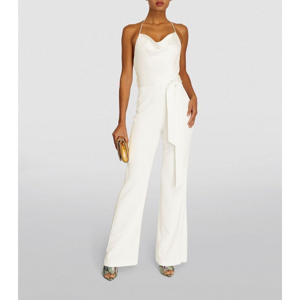 ALICE+OLIVIA
Cowl-Neck Primrose Jumpsuit
